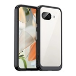 Google Pixel 9a GIGAPACK Szilikon telefonvédő ütésállóság, átlátszó hátlap, FEKETE