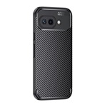Google Pixel 9a GIGAPACK Szilikon telefonvédő ütésállóság, karbon minta, FEKETE