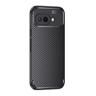 Google Pixel 9a GIGAPACK Szilikon telefonvédő ütésállóság, karbon minta, FEKETE