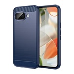 Google Pixel 9a GIGAPACK Szilikon telefonvédő ütésállóság, karbon minta, SÖTÉTKÉK