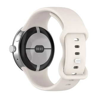 Google Pixel Watch 3 41mm GIGAPACK Pótszíj egyedi méret, szilikon, BÉZS