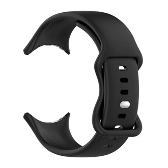 Google Pixel Watch 3 41mm GIGAPACK Pótszíj egyedi méret, szilikon, FEKETE