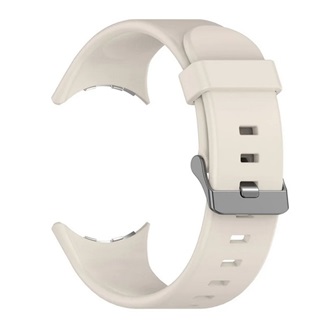 Google Pixel Watch 3 45mm GIGAPACK Pótszíj egyedi méret, szilikon, BÉZS