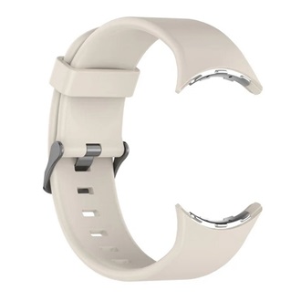 Google Pixel Watch 3 45mm GIGAPACK Pótszíj egyedi méret, szilikon, BÉZS