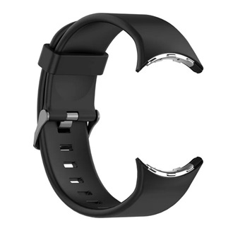 Google Pixel Watch 3 45mm GIGAPACK Pótszíj egyedi méret, szilikon, FEKETE