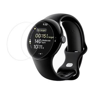 Google Pixel Watch 4 45mm / 3 45mm GIGAPACK Kijelzővédő fólia 2db TPU, NEM íves, ÁTLÁTSZÓ