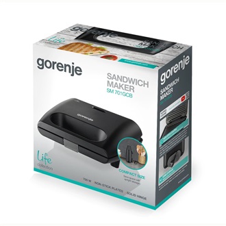 Gorenje SM701GCB szendvicssütő