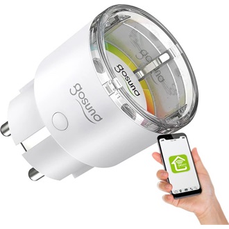 Gosund EP2 smart home 1db villásdugó CEE 7/3 (EU) smart plug fehér