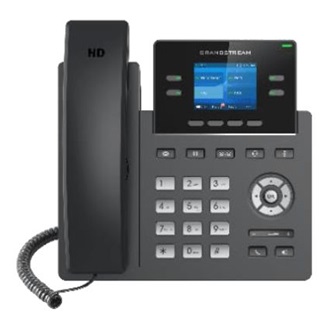 Grandstream GRP2612 2-line Carrier-grade HD PoE VoIP telefon fekete