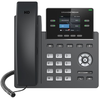 Grandstream GRP2612 2-line Carrier-grade HD VoIP telefon fekete