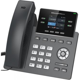 Grandstream GRP2612 2-line Carrier-grade HD VoIP telefon fekete