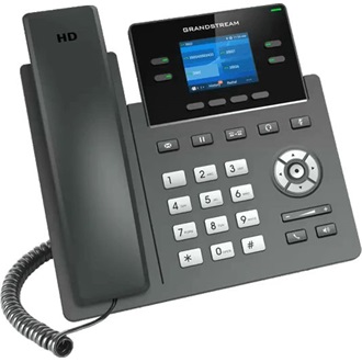 Grandstream GRP2612 2-line Carrier-grade HD VoIP telefon fekete