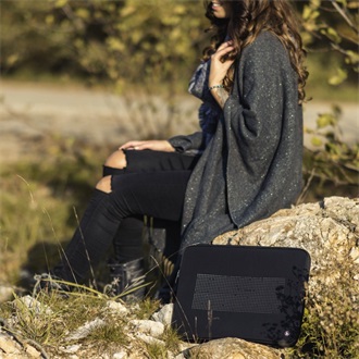 HAMA 182361 "NEOPRENE" 12,9" fekete-ezüst iPad Pro tok