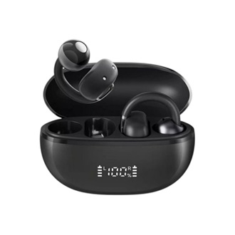 HAYLOU OW03 bluetooth fülhallgató SZTEREO v5.3, IPX5 + töltőtok, FEKETE