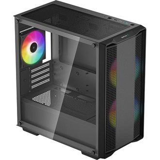 DeepCool CC360 ARGB táp nélküli ablakos MT Mini Tower számítógépház fekete