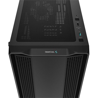DeepCool CC360 ARGB táp nélküli ablakos MT Mini Tower számítógépház fekete