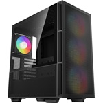 DeepCool CH560 táp nélküli ablakos Mid Tower számítógépház fekete