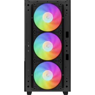 DeepCool CH560 táp nélküli ablakos Mid Tower számítógépház fekete