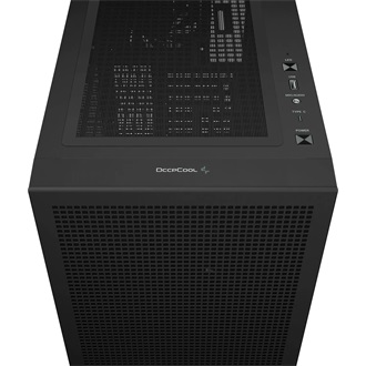 DeepCool CH560 táp nélküli ablakos Mid Tower számítógépház fekete