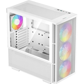 DeepCool CH560 WH táp nélküli ablakos Mid Tower számítógépház fehér