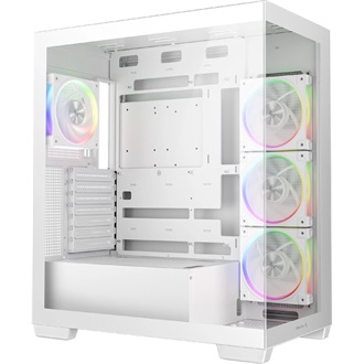 DeepCool CG86G580 4F WH V2 táp nélküli ablakos Mid Tower számítógépház fehér