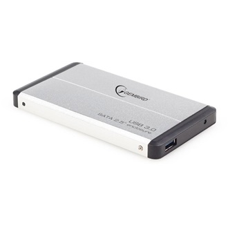 Gembird 2.5" USB3.0 SATA külső ház aluminium