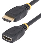 StarTech HDMI 2.0 -> HDMI 2.0 M/F video kábel hosszabbító 1m fekete