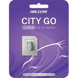 HIKSEMI Memóriakártya MicroSDXC 128GB City Go CL10 100R/85W UHS-I V30 (HIKVISION)