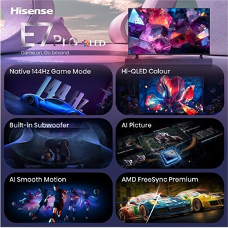 Hisense 100E7S PRO 100" QLED smart TV