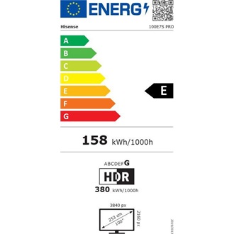 Hisense 100E7S PRO 100" QLED smart TV