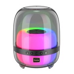 HOCO BS58 bluetooth hordozható hangszóró v5.1, LED világítás, FEKETE