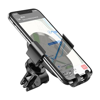 HOCO CA105 autós tartó szellőzőre, 4.7-7" méret, FEKETE