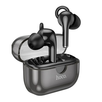 HOCO CANTANTE bluetooth fülhallgató SZTEREO v5.3, zajszűrő + töltőtok, FEKETE