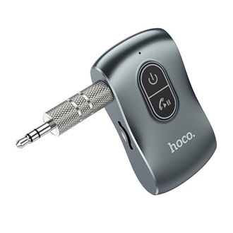 HOCO E73 PRO bluetooth FM transmitter 3.5mm jack aljzat (v5.0, mikrofon, microSD kártyaolvasó + Type-C kábel) FEKETE