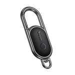 HOCO E91J bluetooth nyomkövető (kulcstartóra, táskára, autóba, valós idejű nyomkövetés, iOS kompatibilis) FEKETE
