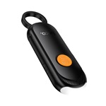 HOCO E99 bluetooth nyomkövető (kulcstartóra, táskára, autóba, hangjelzés, zseblámpa, iOS kompatibilis) FEKETE