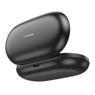 HOCO EA4 bluetooth fülhallgató SZTEREO v5.3, mikrofon + töltőtok, FEKETE