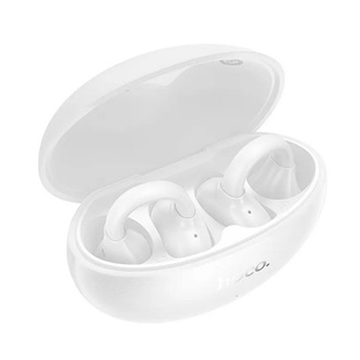 HOCO EA8 bluetooth fülhallgató SZTEREO (v5.4, TWS, fülre akasztható, mikrofon + töltőtok) FEHÉR