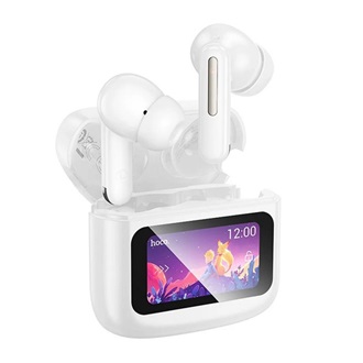 HOCO EQ14 bluetooth fülhallgató SZTEREO v5.3, érintőkijelző + töltőtok, FEHÉR