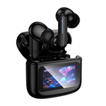 HOCO EQ14 bluetooth fülhallgató SZTEREO v5.3, érintőkijelző + töltőtok, FEKETE