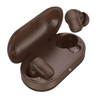 HOCO EQ19 bluetooth fülhallgató SZTEREO (v5.4, TWS, mikrofon + töltőtok) BARNA