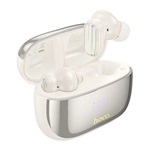 HOCO EQ20 bluetooth fülhallgató SZTEREO v5.4, aktív zajszűrő + töltőtok, KRÉM