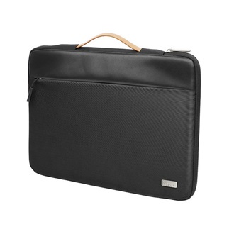 HOCO GT7 tok fekvő, bőr hatású LAPTOP/NOTEBOOK/TABLET (univerzális, 14" méret) FEKETE