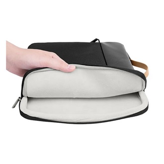 HOCO GT7 tok fekvő, bőr hatású LAPTOP/NOTEBOOK/TABLET (univerzális, 16" méret) FEKETE