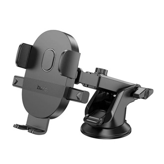 HOCO H19 autós tartó (műszerfalra, tapadókorongos, automata, 360°, 4.7-7.0" méret) FEKETE