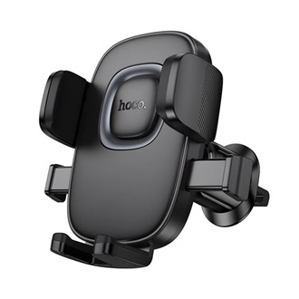 HOCO H75 autós tartó (szellőzőre, automata, 360°, 4.5-7" méret) FEKETE
