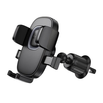 HOCO H75 autós tartó (szellőzőre, automata, 360°, 4.5-7" méret) FEKETE