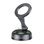 HOCO H92 autós tartó műszerfalra, összehajtható, FEKETE