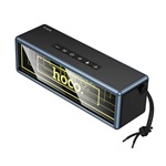HOCO HC40 bluetooth hordozható hangszóró v5.4, LED fény, FEKETE