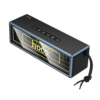 HOCO HC40 bluetooth hordozható hangszóró v5.4, LED fény, FEKETE
